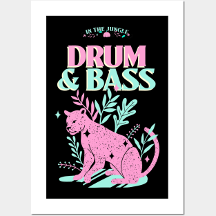 DRUM & BASS  - In The Jungle Posters and Art